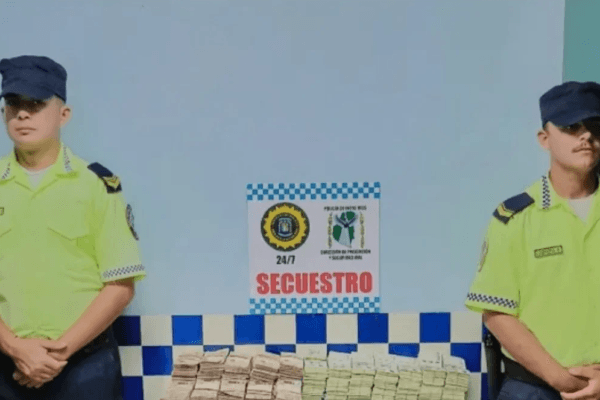 Decomisan $175 millones y 500 mil reales en operativo vehicular: dos jóvenes correntinos involucrados.