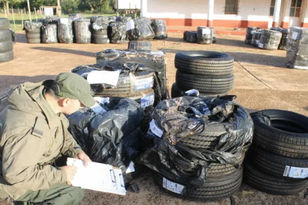 Incautan mercadería de contrabando valuada en más de $400 millones en Santo Tomé