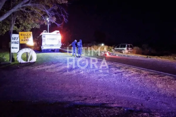 Accidente fatal en Esquina: murió un motociclista y su acompañante está grave