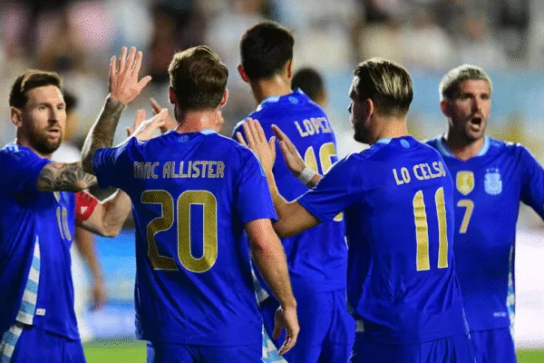Argentina vapuleó 6-0 a Puerto Rico y cerró invicta los amistosos en Miami