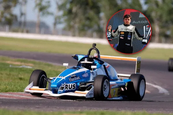 Benjamín Traverso subió al podio en La Plata: segundo lugar para el piloto Esquinense en la Fórmula 3 Metropolitana