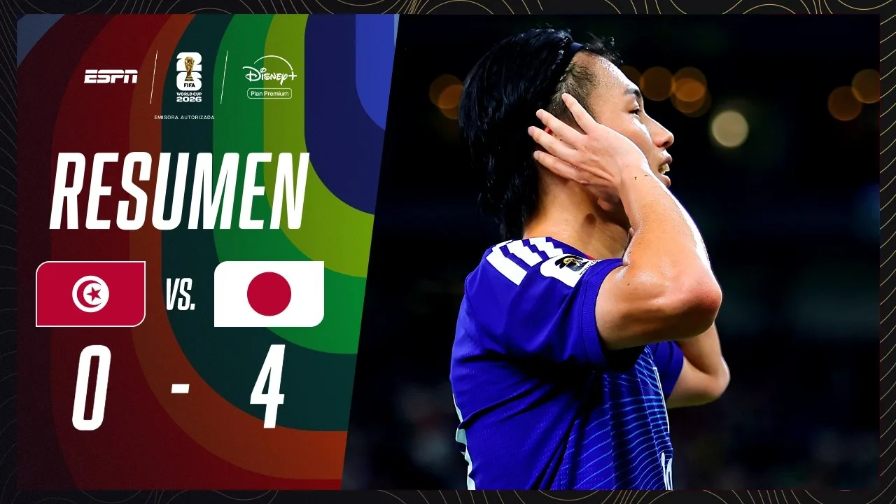 Japón goleó a Túnez en el partido 1.000 de los Mundiales y logró un récord histórico